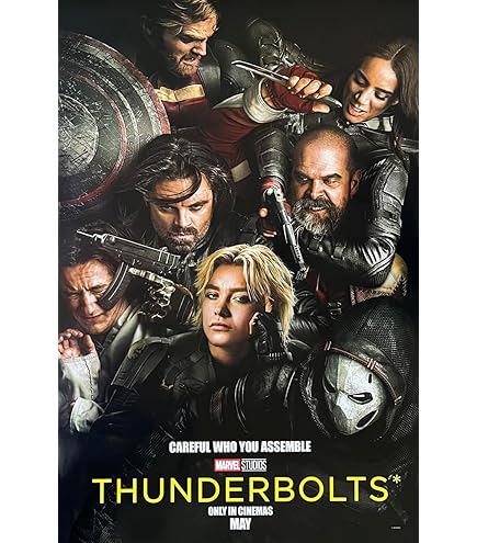 Amazon.com: THUNDERBOLTS MOVIE POSTER 2 Sided ORIGINAL 27x40 2024